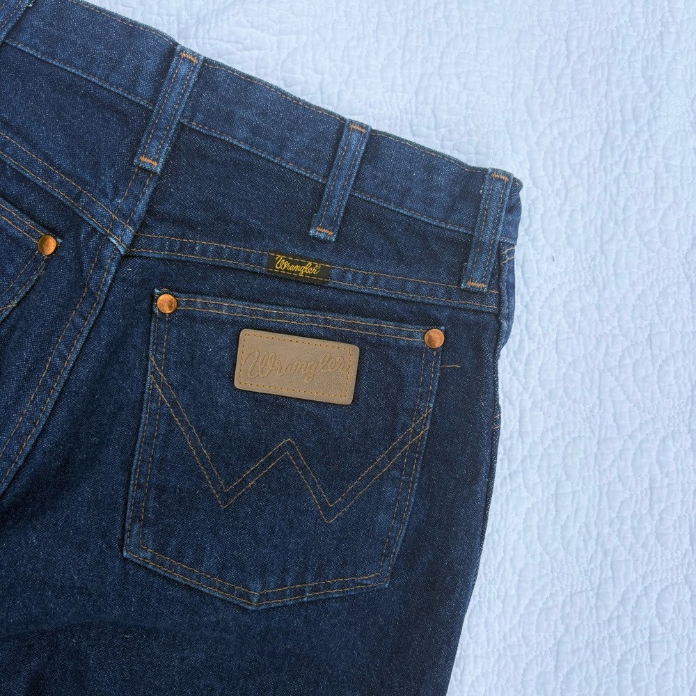 Made in USA Womens Vintage Wrangler Wide Leg High Waist 13MWZ  9 x 34